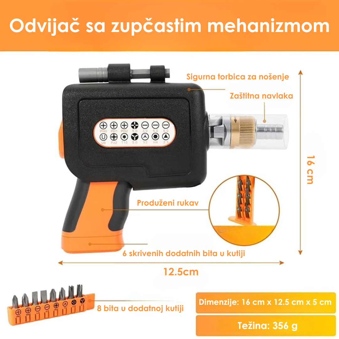 BitMeister™ 16X - Profesionalni 16 u 1 Džepni Odvijač