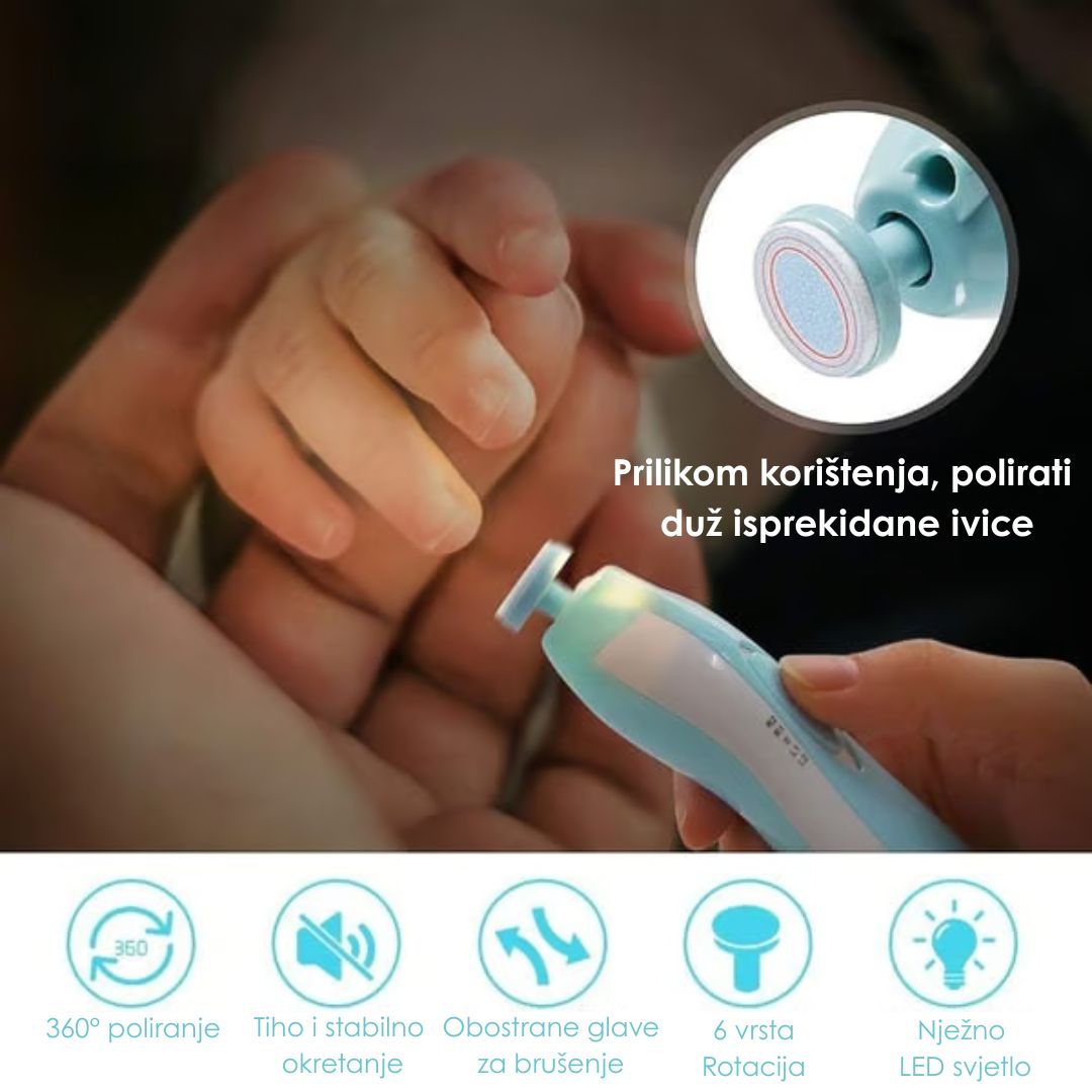 Premium LED set za turpijanje bebinh noktiju