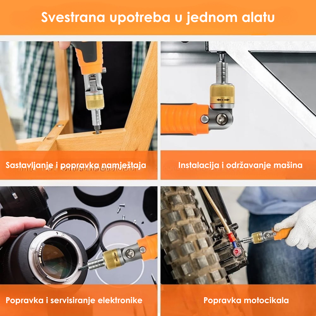 BitMeister™ 16X - Profesionalni 16 u 1 Džepni Odvijač