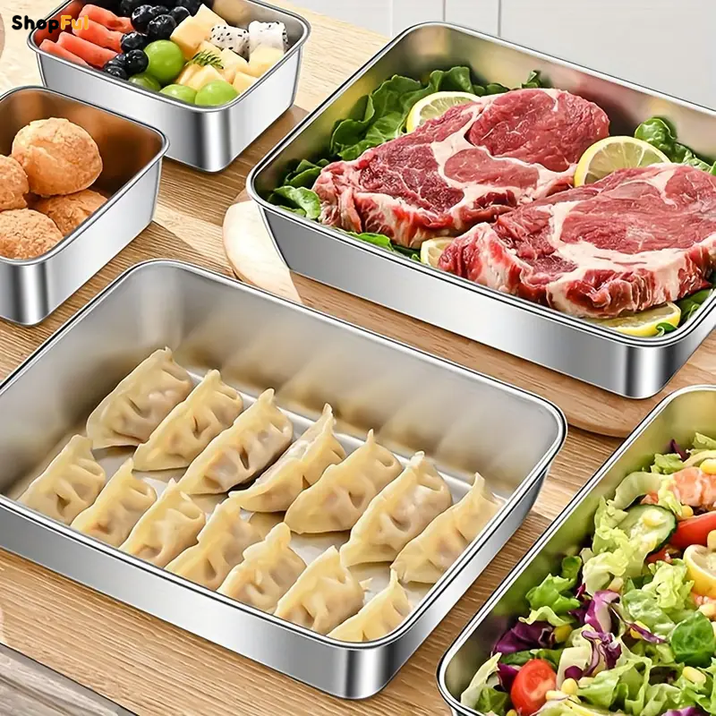 SwissBox Steel™ - Posuda za čuvanje hrane od nehrđajućeg čelika - 1+1 GRATIS