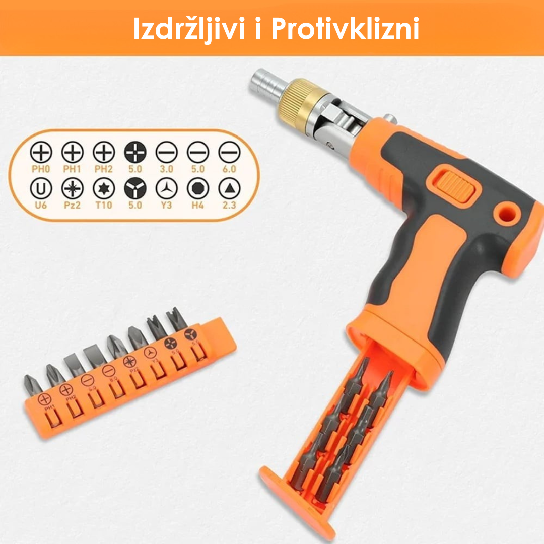 BitMeister™ 16X - Profesionalni 16 u 1 Džepni Odvijač