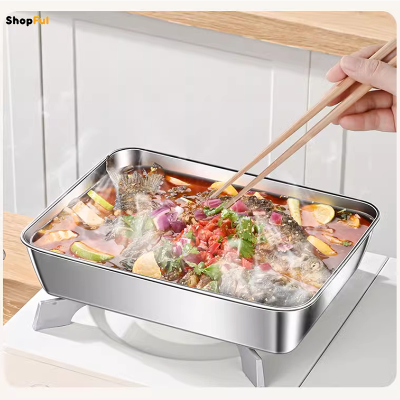 SwissBox Steel™ - Posuda za čuvanje hrane od nehrđajućeg čelika - 1+1 GRATIS