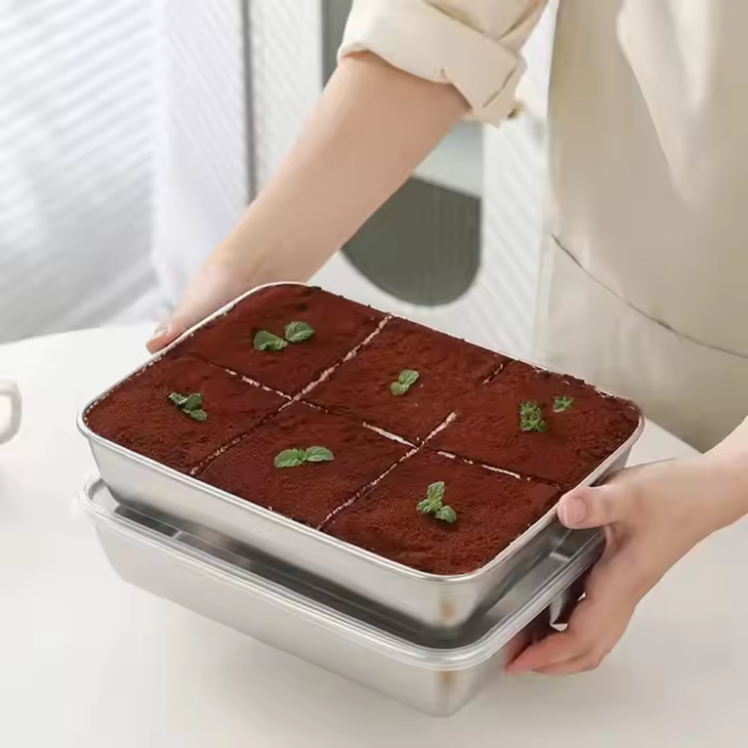 SwissBox Steel™ - Posuda za čuvanje hrane od nehrđajućeg čelika - 1+1 GRATIS