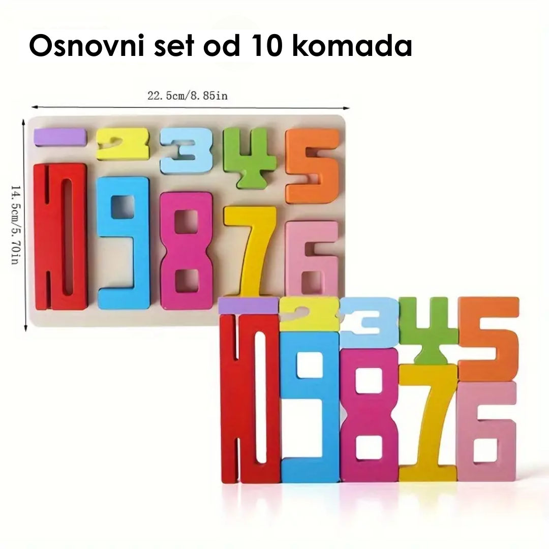 Montessori Magična kutija za učenje brojeva za decu