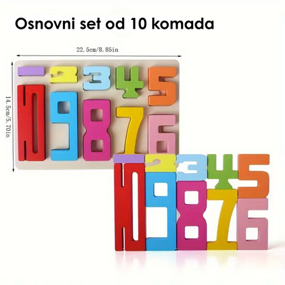 Montessori Magična kutija za učenje brojeva za decu