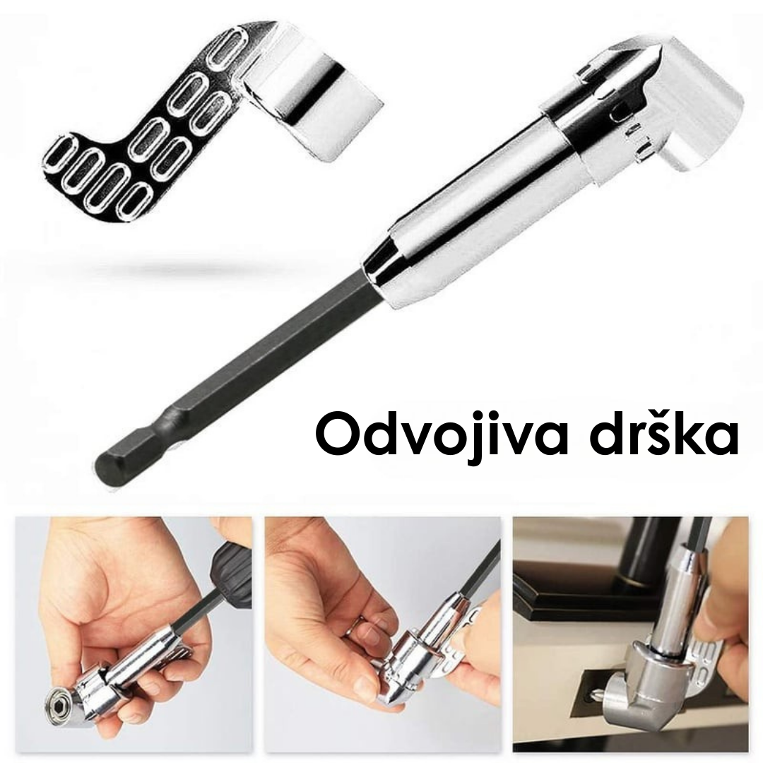Nastavak za Bušenje Pod Uglom 105° - SET od 2