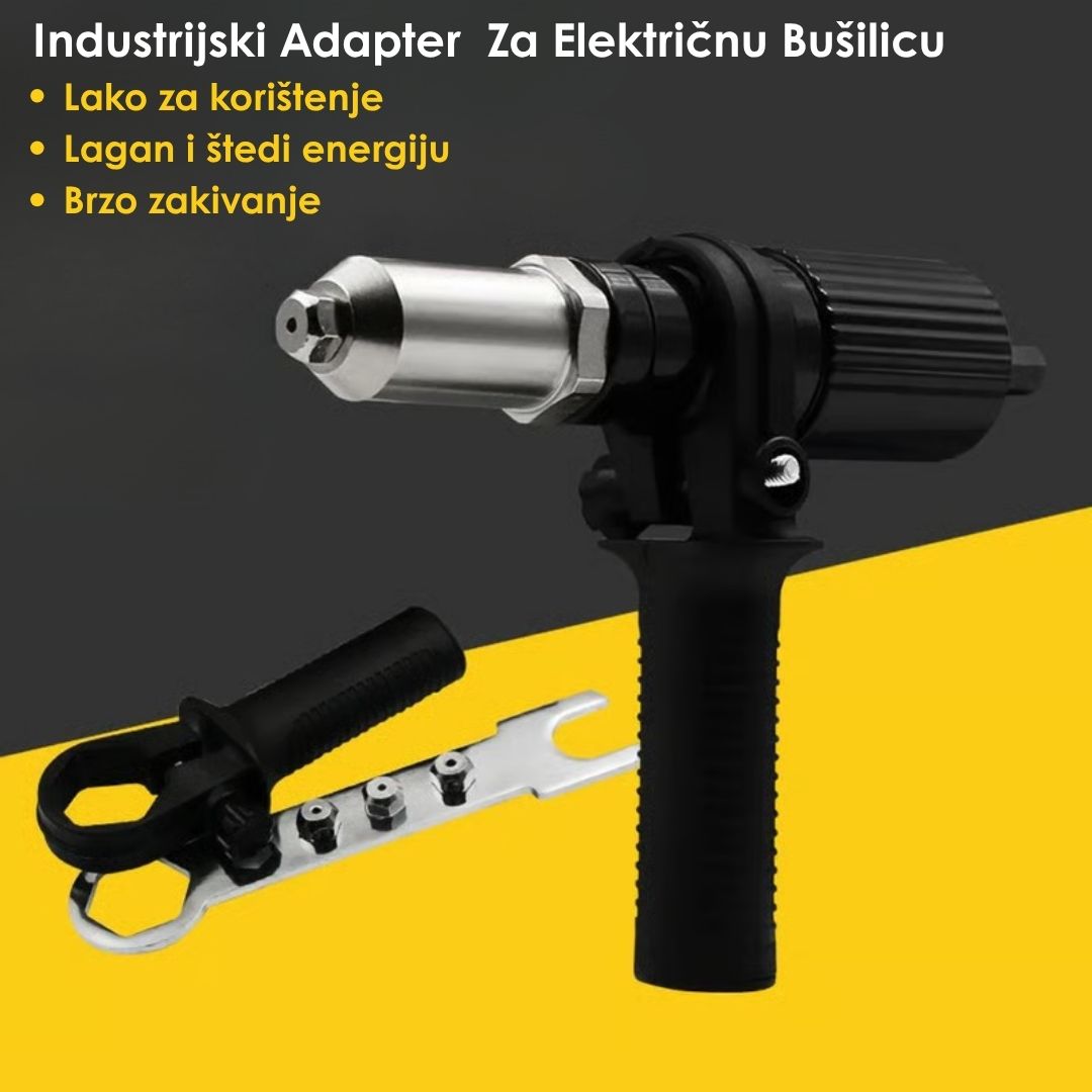 Nastavak za bušilicu za električno zakivanje zakovica – univerzalni adapter