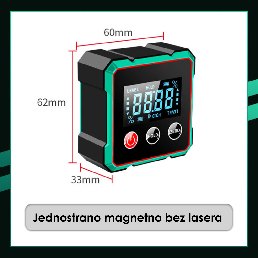 Magnetni digitalni uglomjer sa laserom