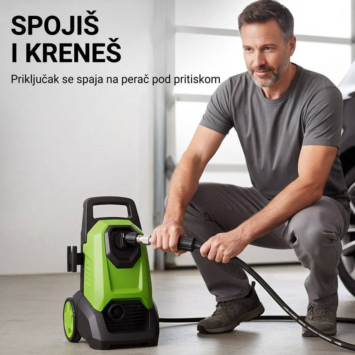 Spojiš i kreneš — priključak se spaja na perač