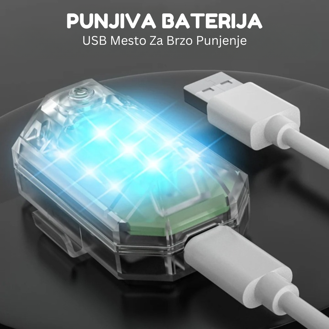 Set Svjetala Za Zaštitu Na Putu