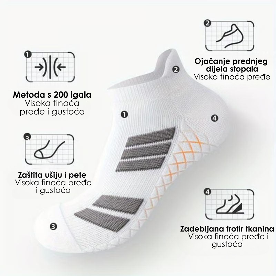 Unisex sportske čarape s ojačanjem
