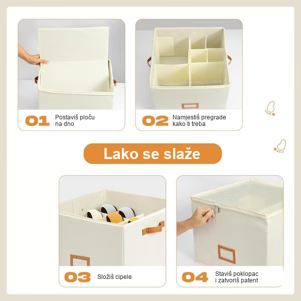 Lako se slaže u 4 koraka