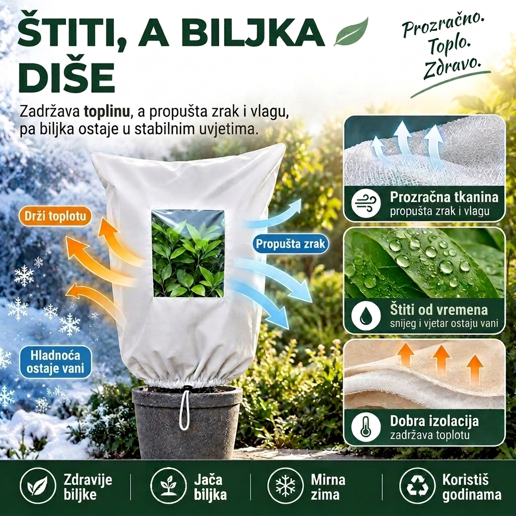 Štiti, a biljka diše