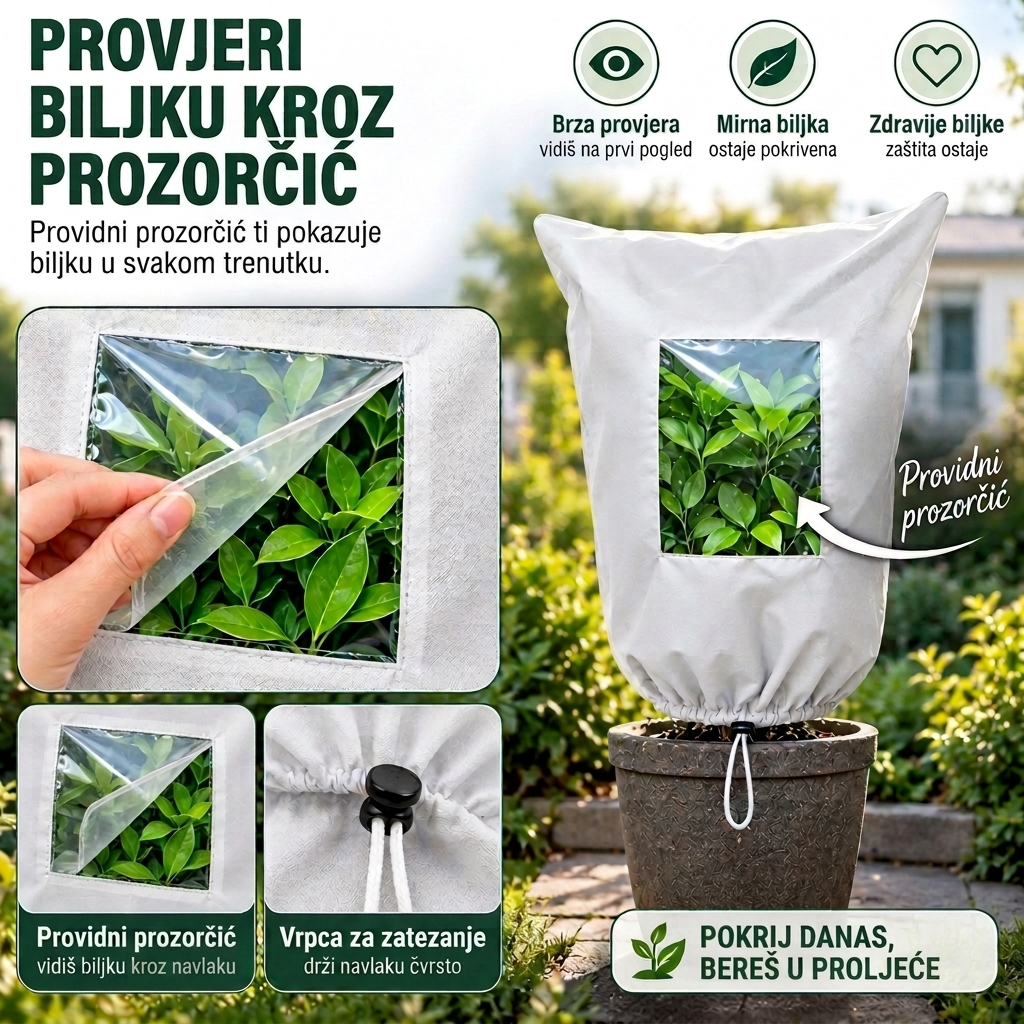 Provjeri biljku kroz prozorčić
