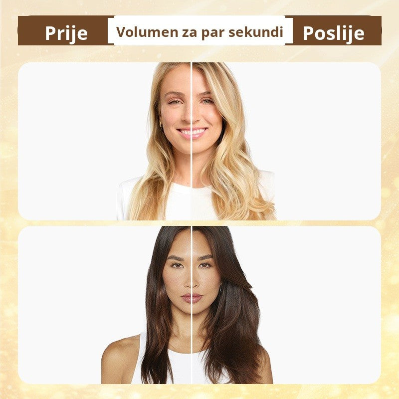 Prije i poslije — volumen na tjemenu