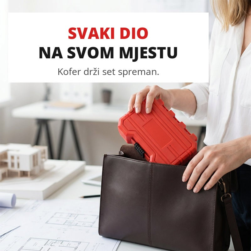 Kofer stane u torbu sa alatom