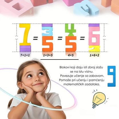 Montessori Magična kutija za učenje brojeva za decu