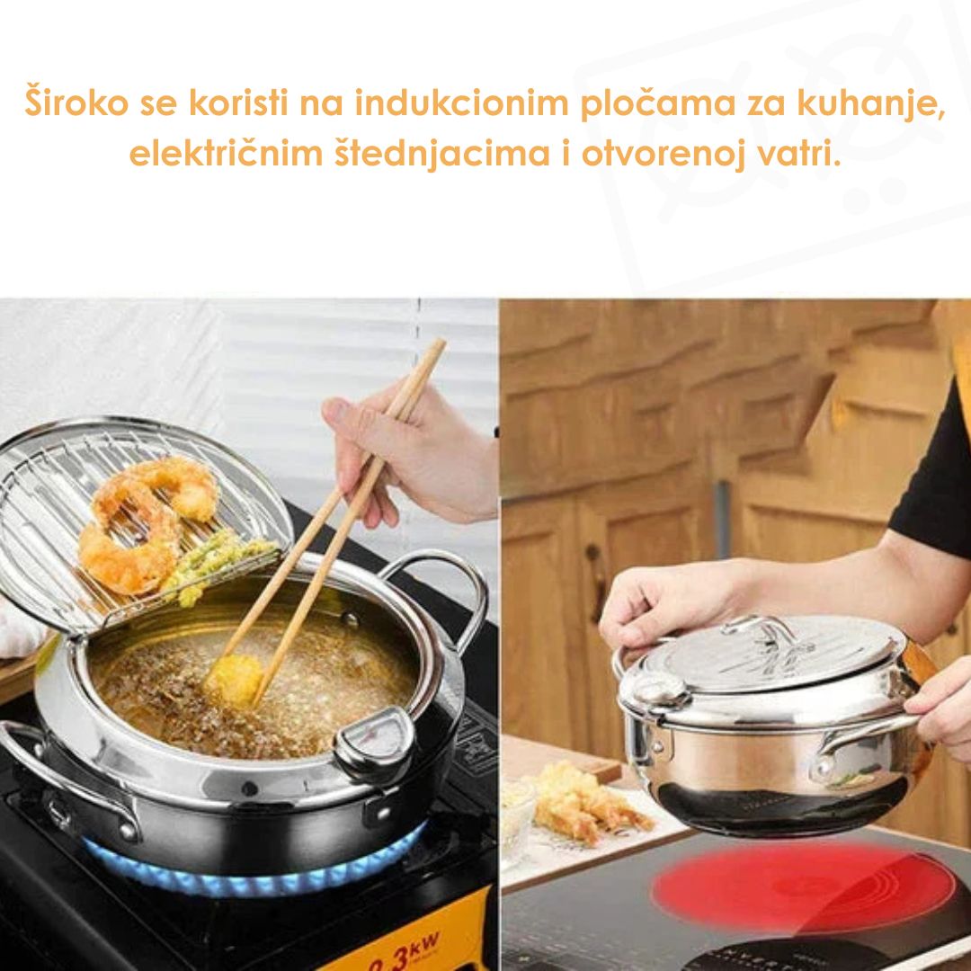 Japanska friteza sa kontrolom temperature