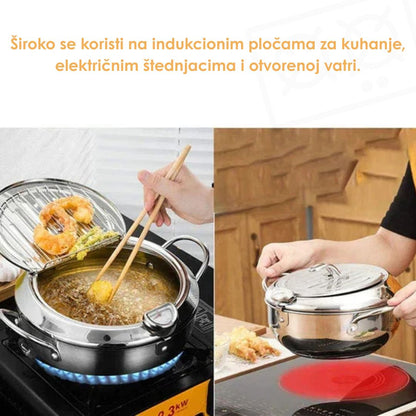 Japanska friteza sa kontrolom temperature