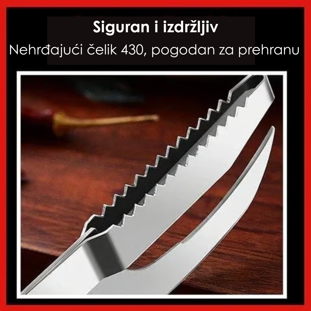 3u1 Nož za Čišćenje Ribe i Uklanjanje Ljuski