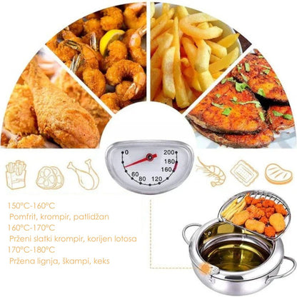 Japanska friteza sa kontrolom temperature