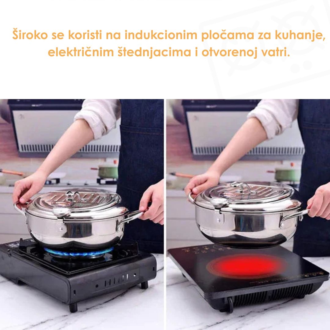 Japanska friteza sa kontrolom temperature