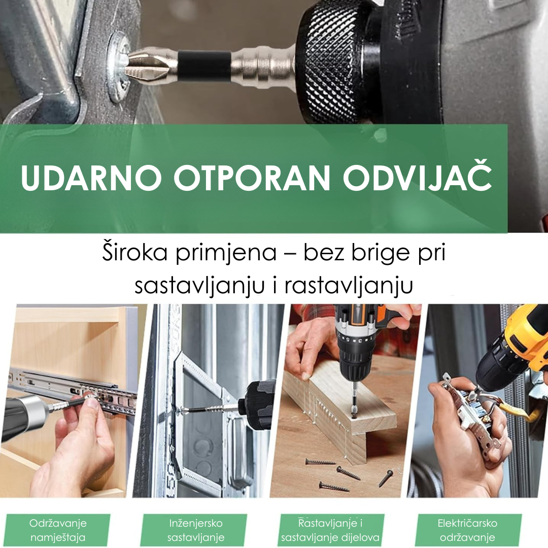 Profesionalni Set od 9 KOMADA Visokomagnetnih Odvijača