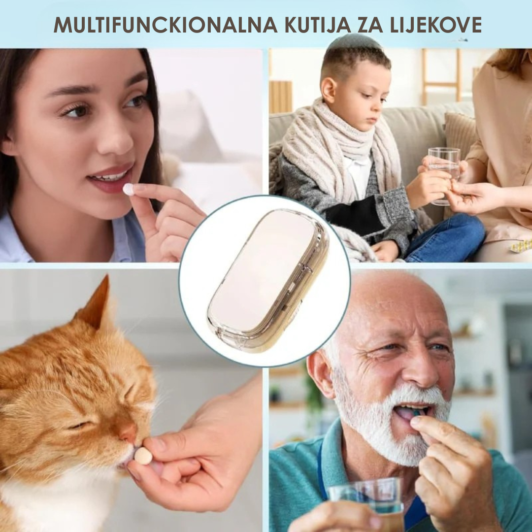 Multifunkcionalna sjeckalica tableta s kutijom za čuvanje – visok kvalitet