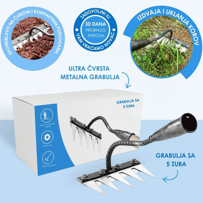 Revolucionarna grabulja za uklanjanje korova
