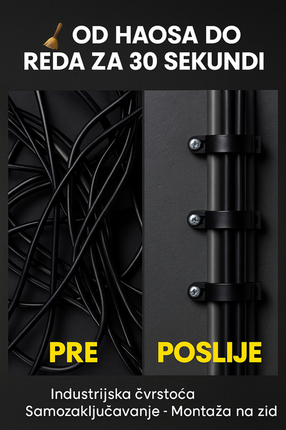 Ultra Kvalitetna Vezica Za Kablove Visoke Nosivosti (100 Komada)