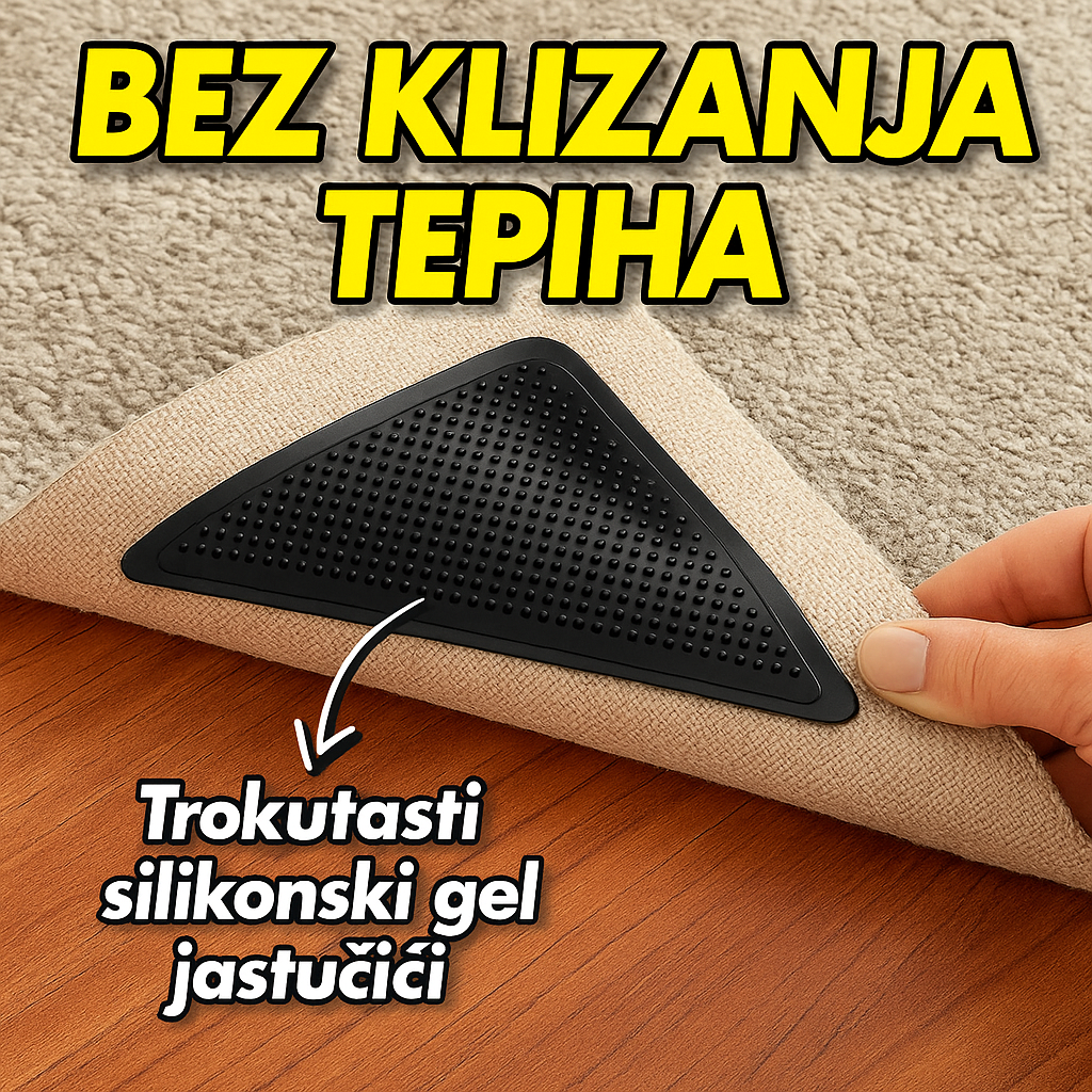 Industrijski Neklizajuće Držači za Tepihe (4 Komada)