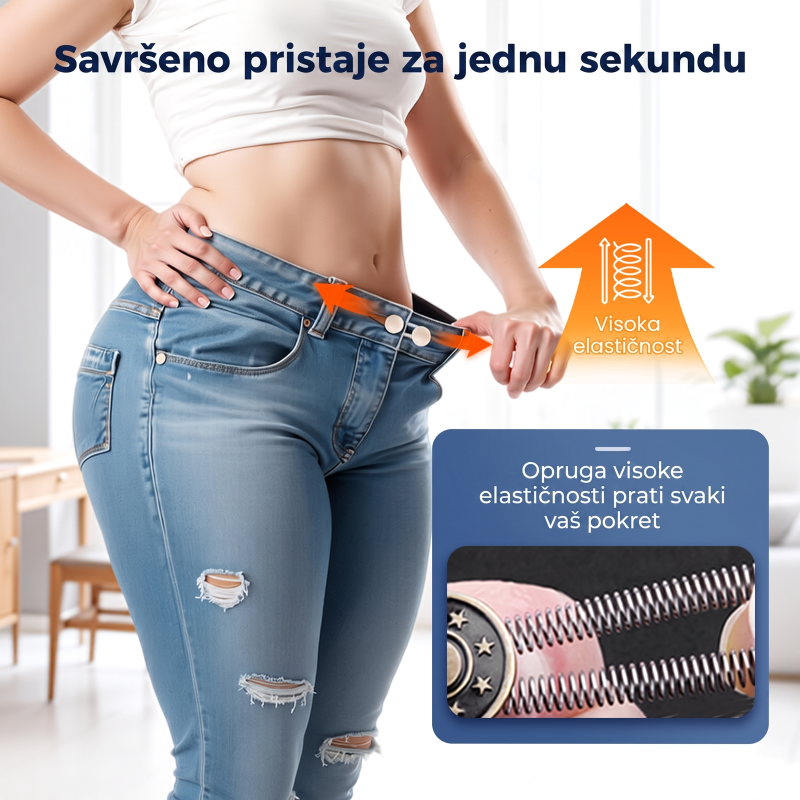 Savršeno pristaje za jednu sekundu — opruga visoke elastičnosti