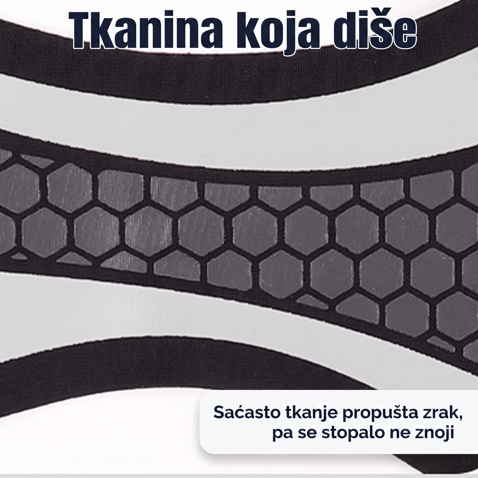 Tkanina koja diše — saćasto tkanje propušta zrak