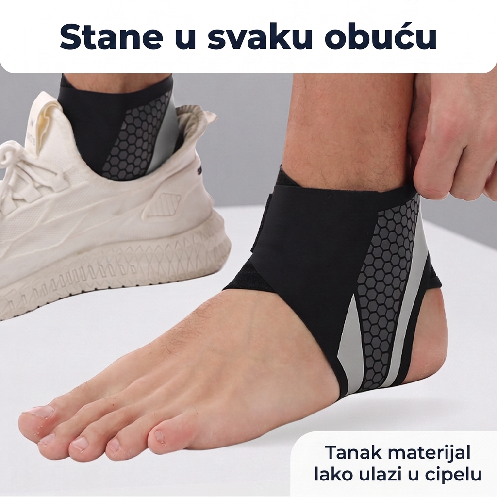 Stane u svaku obuću — tanak materijal lako ulazi u cipelu
