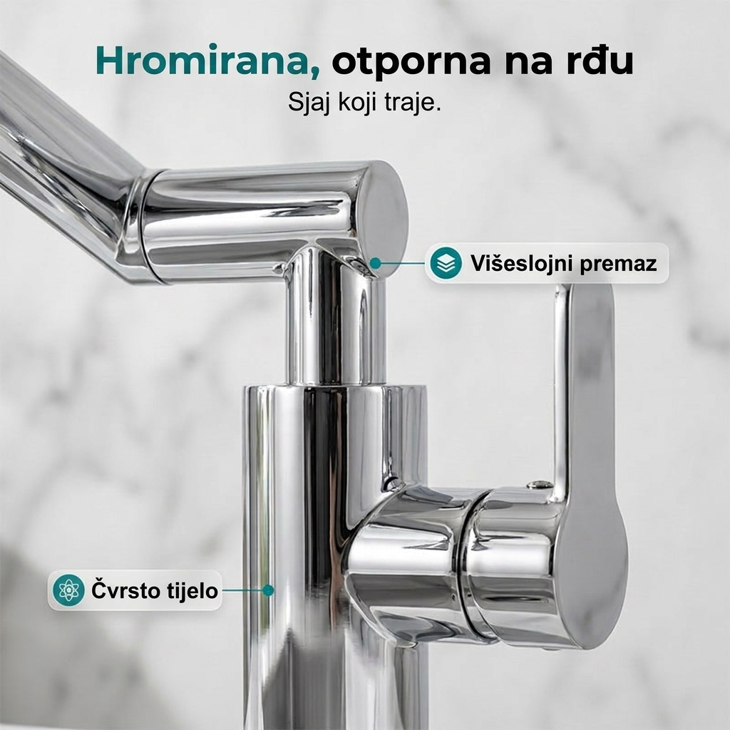 Hromirana, otporna na rđu, višeslojni premaz