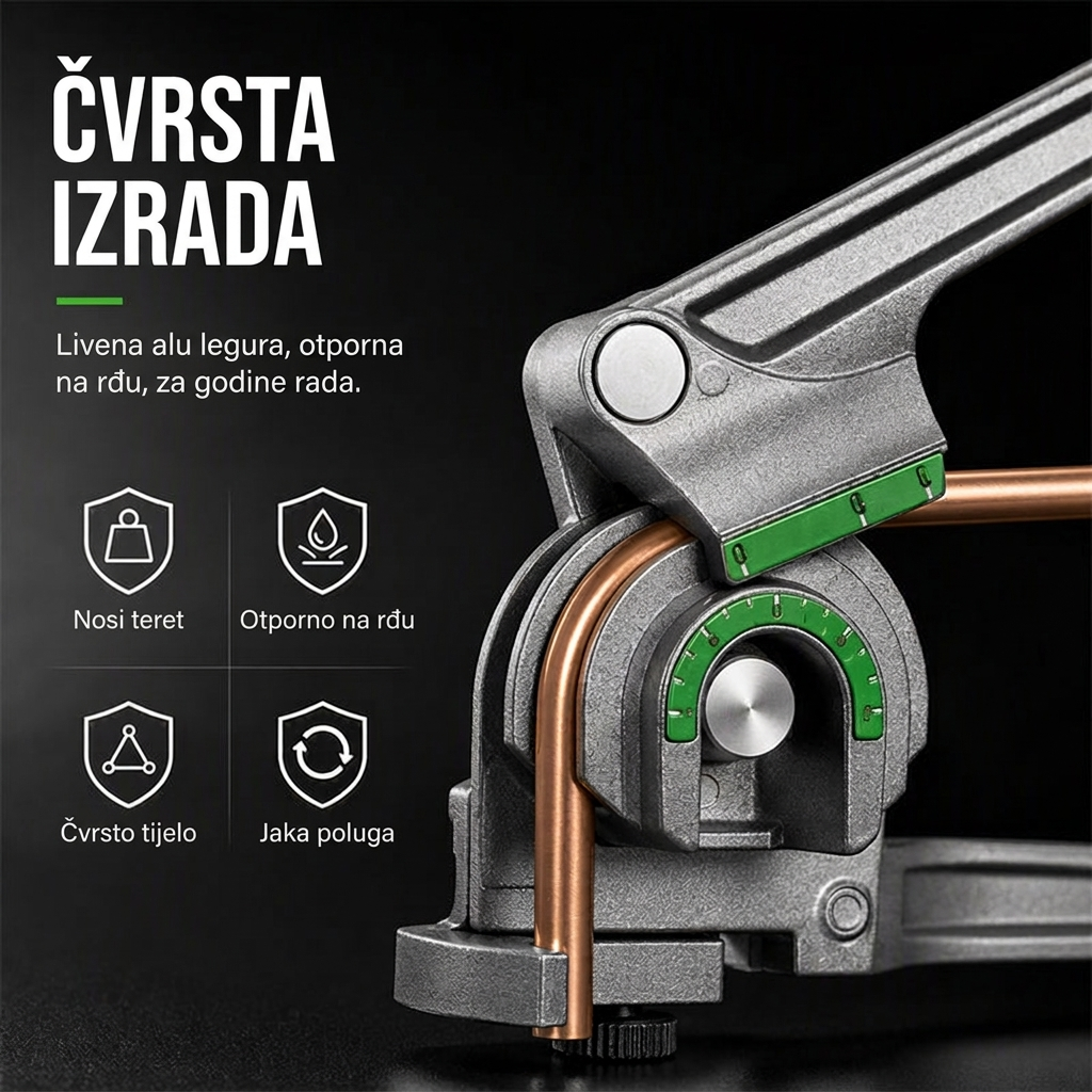 Čvrsta izrada, livena alu legura