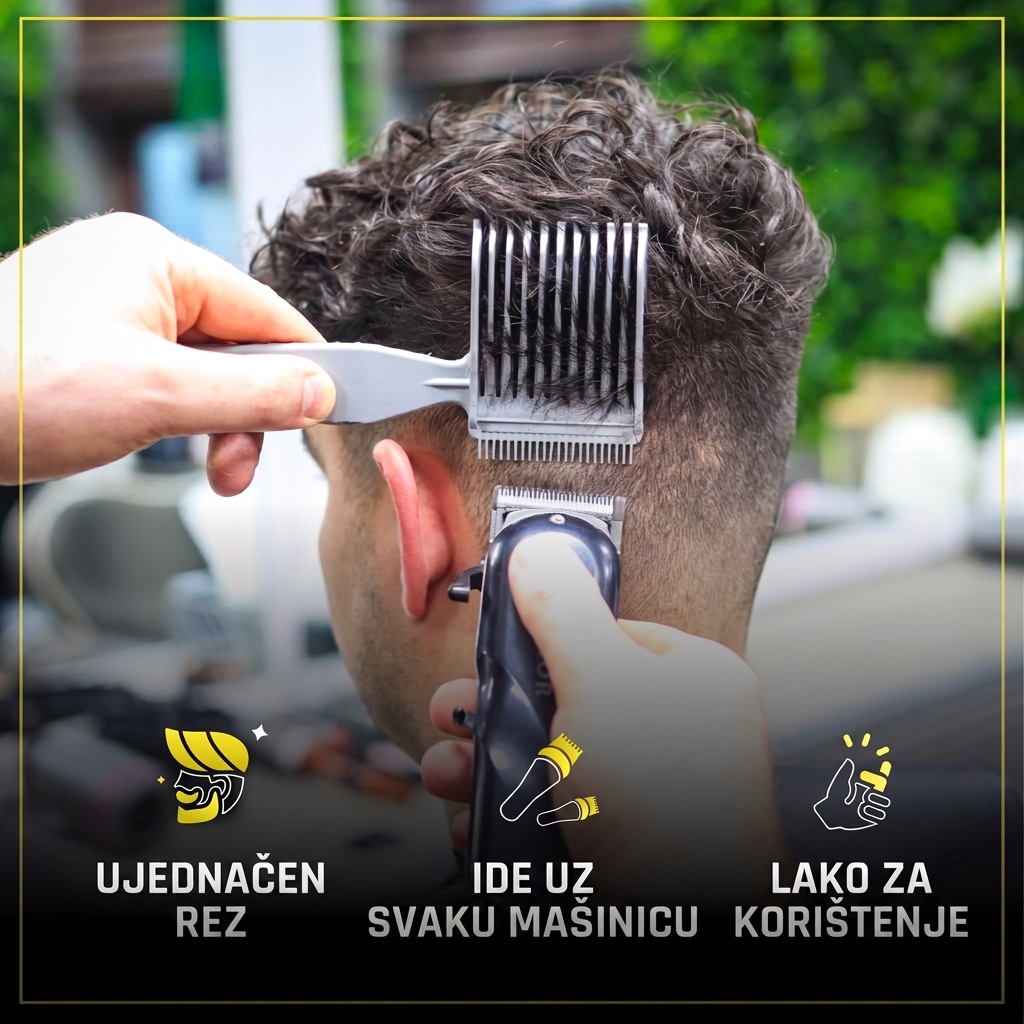 Ujednačen rez, ide uz svaku mašinicu, lako za korištenje