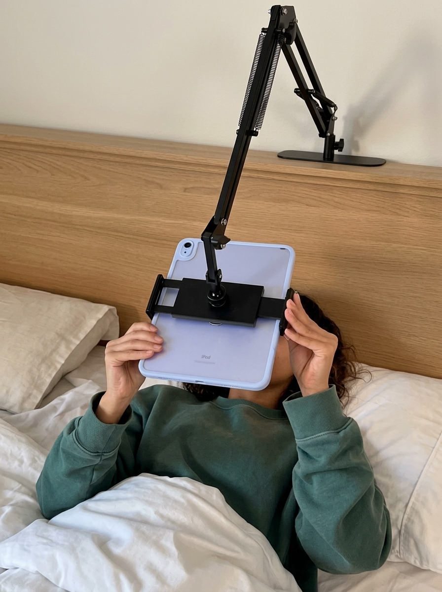 Drži i tablet, ruke ostaju slobodne
