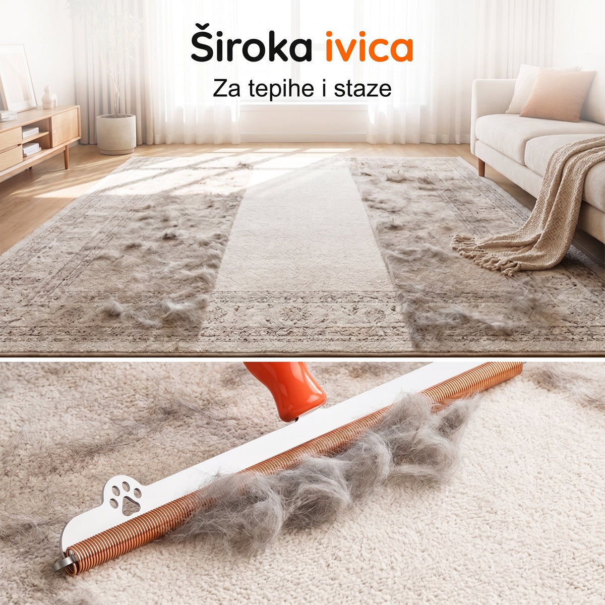 Široka ivica za tepihe i staze