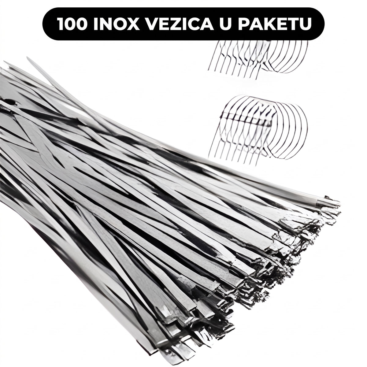 100 inox vezica u paketu
