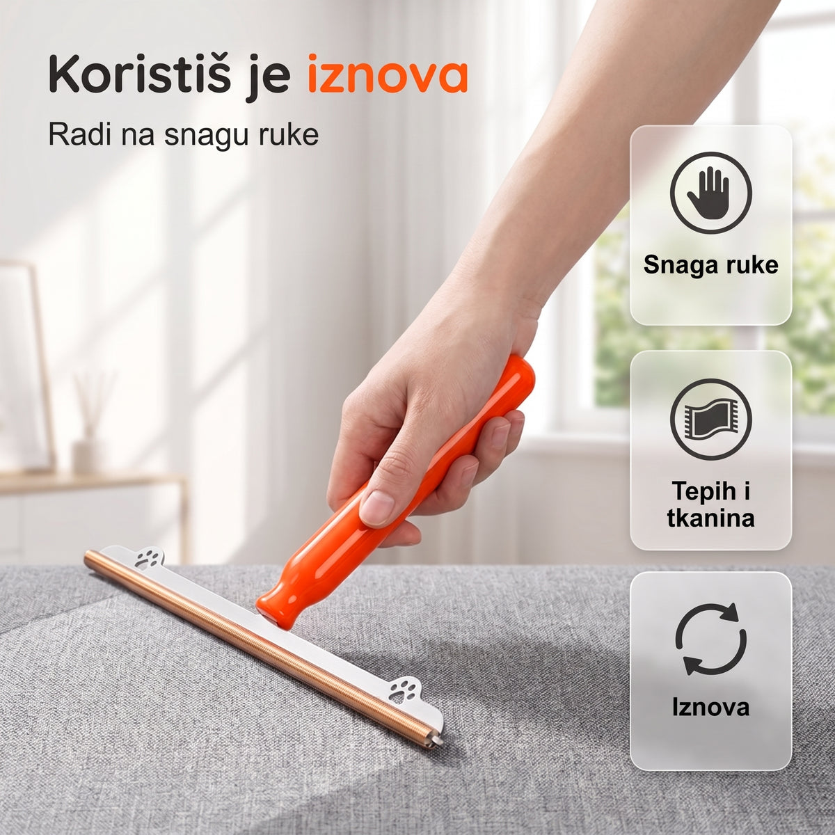 Koristiš je iznova