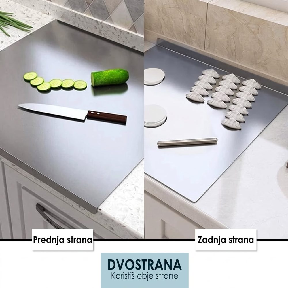 Prednja i zadnja strana daske