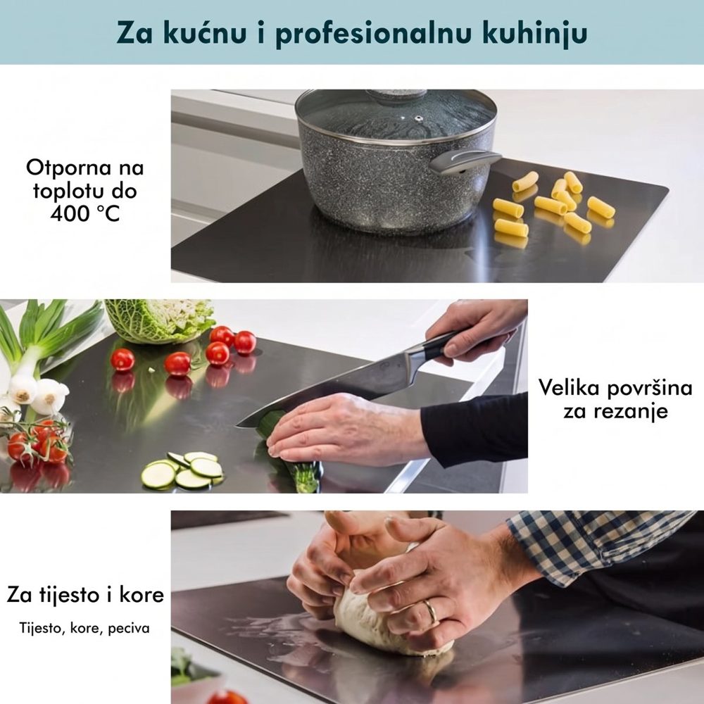 Upotrebe daske: lonac, rezanje, tijesto